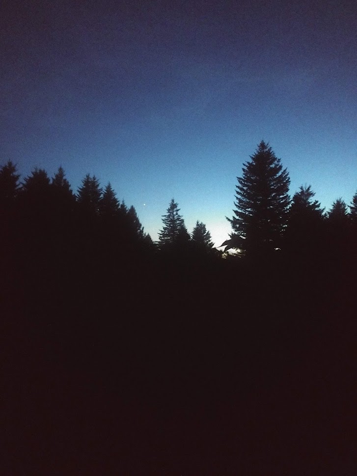 Sunset at Black Balsam Knob