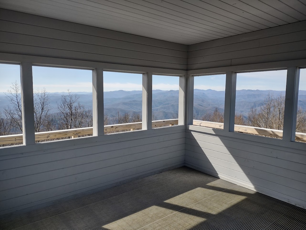 A view from the Rich Mountain Fire Tower.