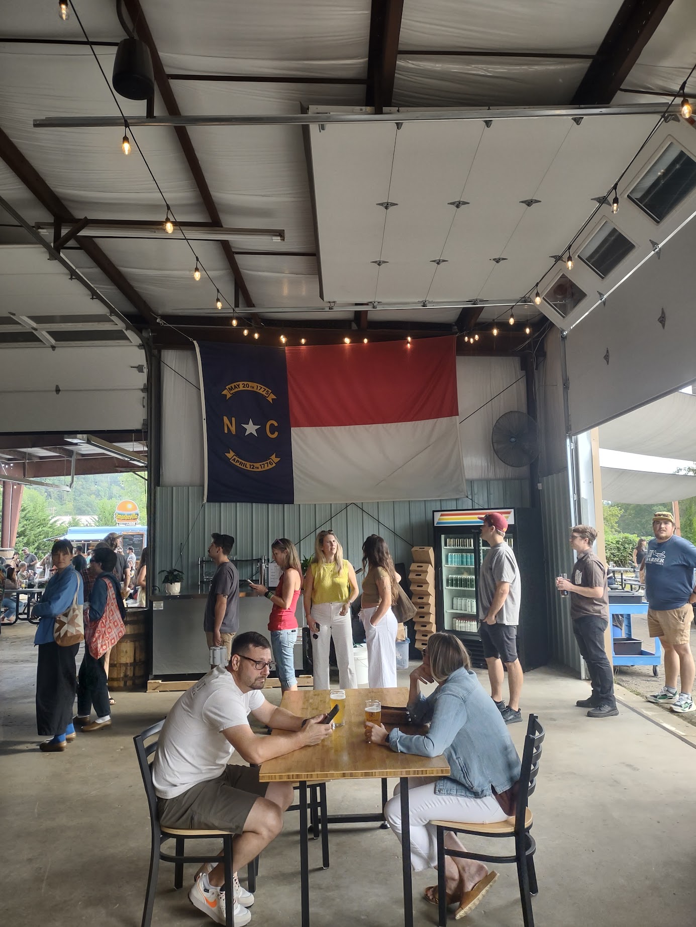 The grand reopening of Zillicoah Beer Company in Asheville 11 months after Hurricane Helene.